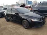 2017 Volkswagen Jetta S Black vin: 3VW2B7AJ7HM303981