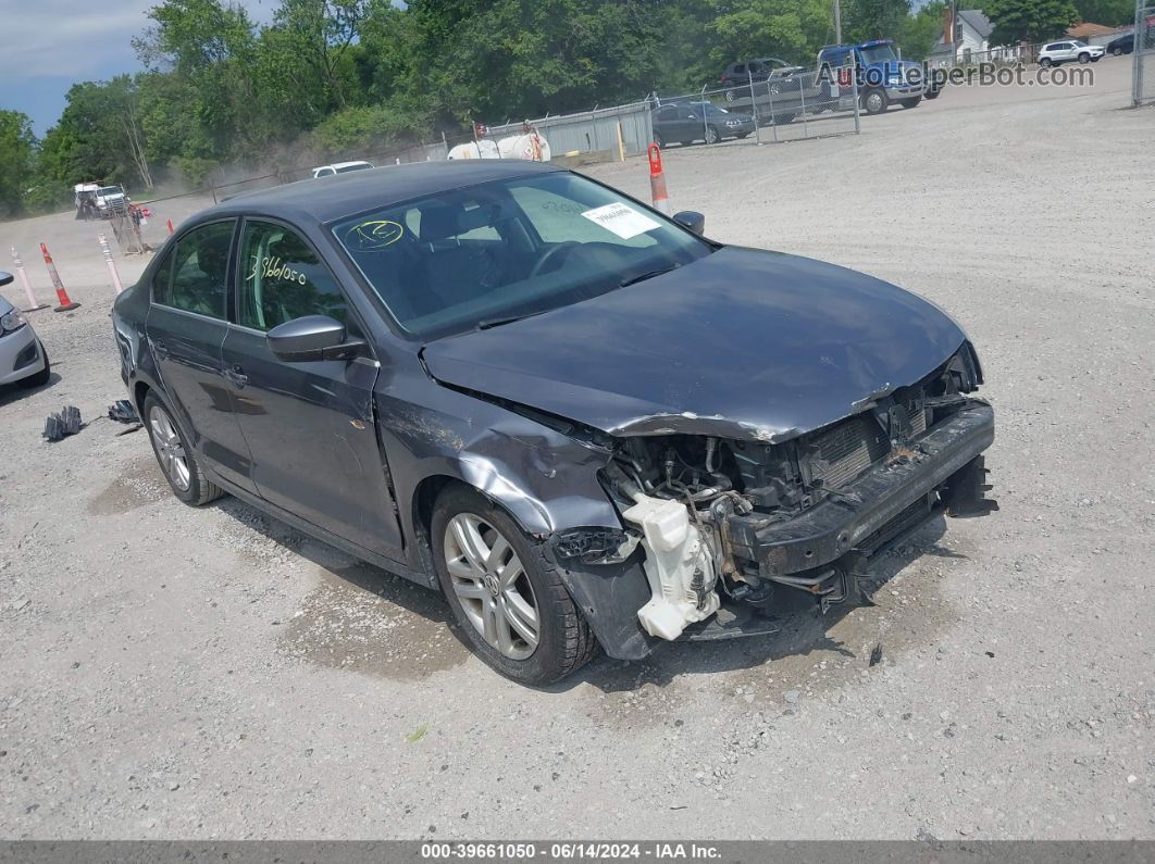 2017 Volkswagen Jetta 1.4t S Gray vin: 3VW2B7AJ7HM325432