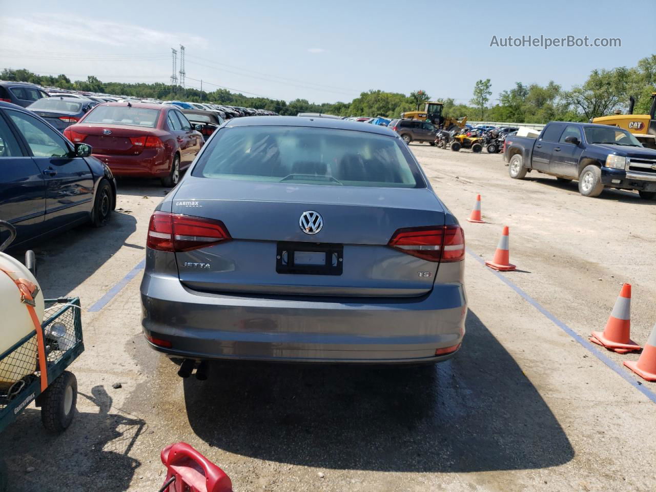 2017 Volkswagen Jetta S Gray vin: 3VW2B7AJ7HM343039