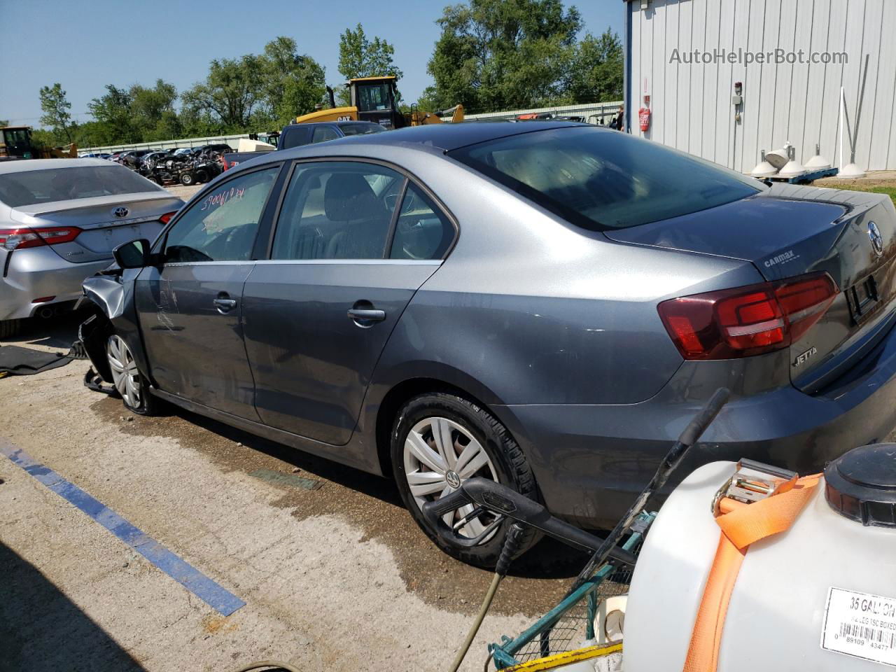 2017 Volkswagen Jetta S Gray vin: 3VW2B7AJ7HM343039