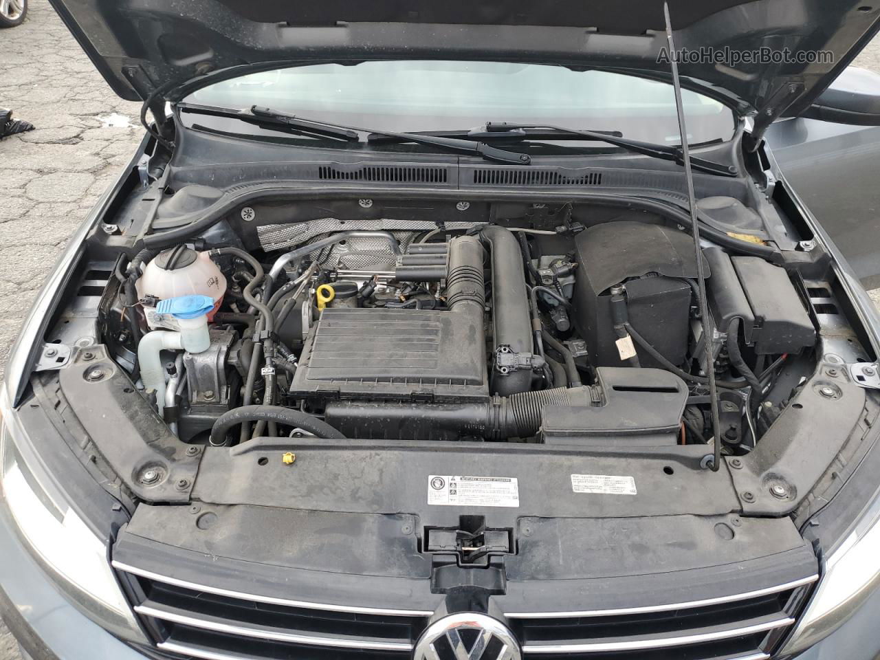 2017 Volkswagen Jetta S Charcoal vin: 3VW2B7AJ7HM357782