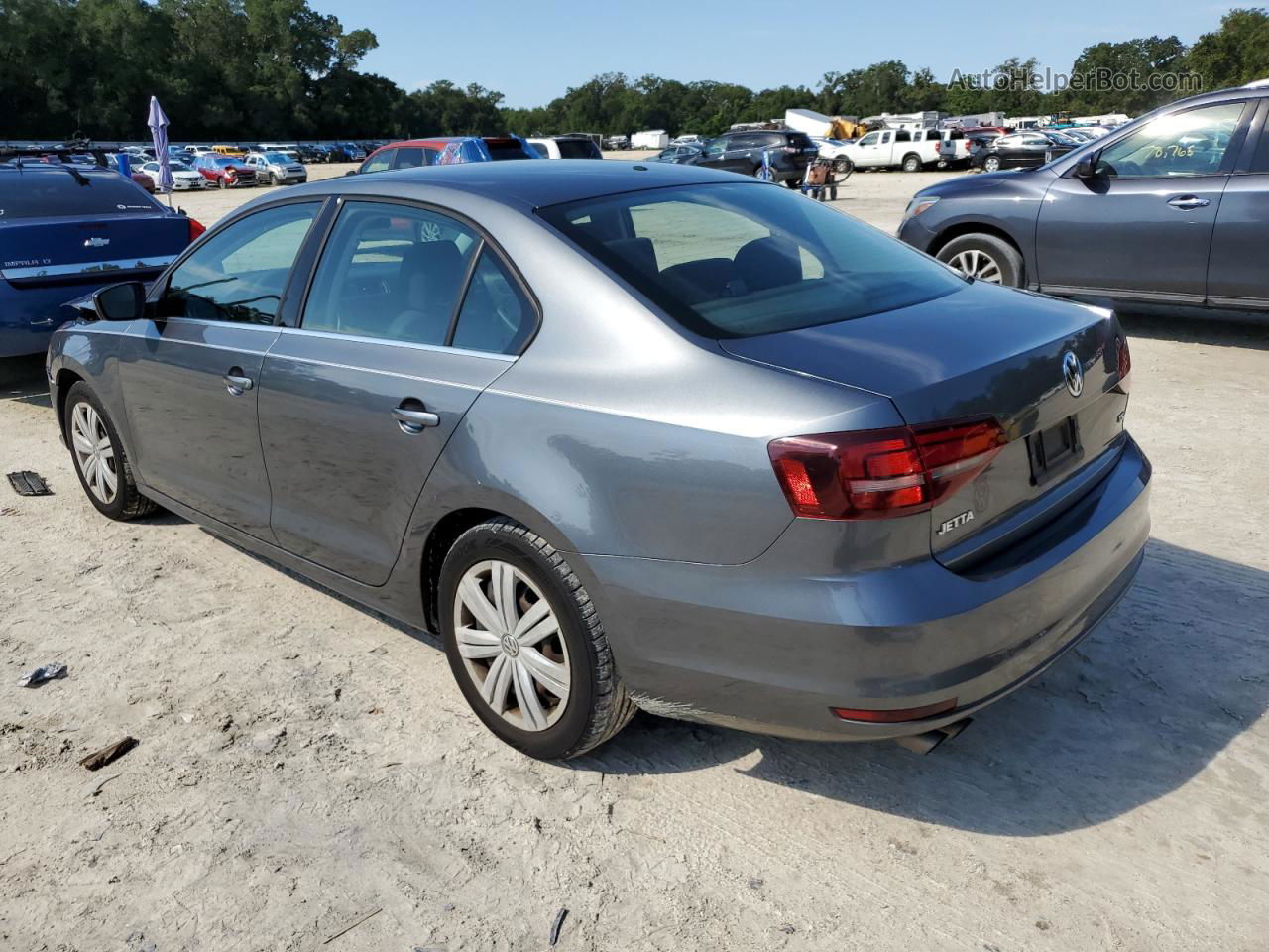 2017 Volkswagen Jetta S Серый vin: 3VW2B7AJ7HM365834