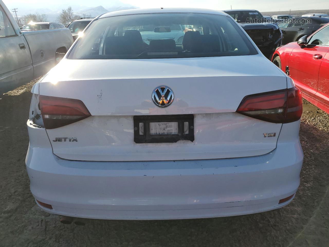 2017 Volkswagen Jetta S White vin: 3VW2B7AJ7HM368524