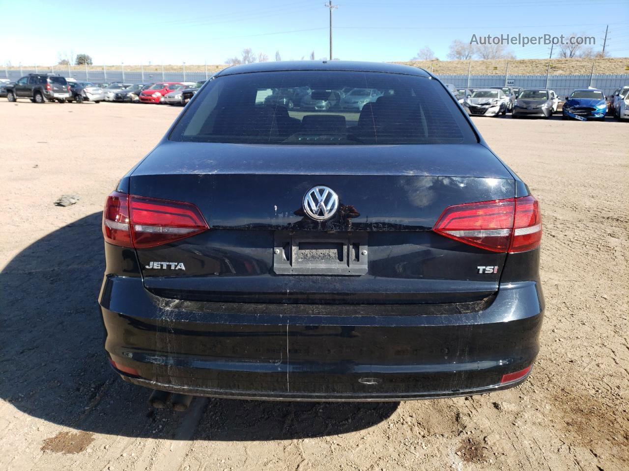 2017 Volkswagen Jetta S Черный vin: 3VW2B7AJ7HM402364