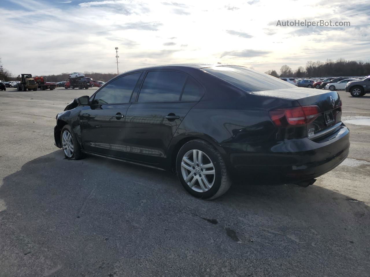 2018 Volkswagen Jetta S Black vin: 3VW2B7AJ7JM208598