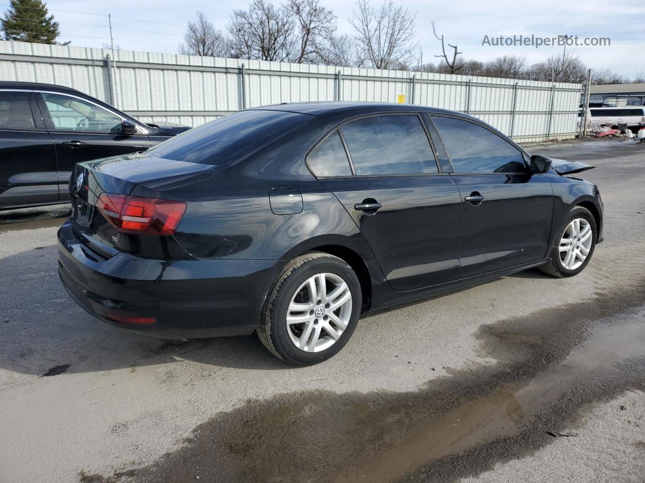 2018 Volkswagen Jetta S Black vin: 3VW2B7AJ7JM208598