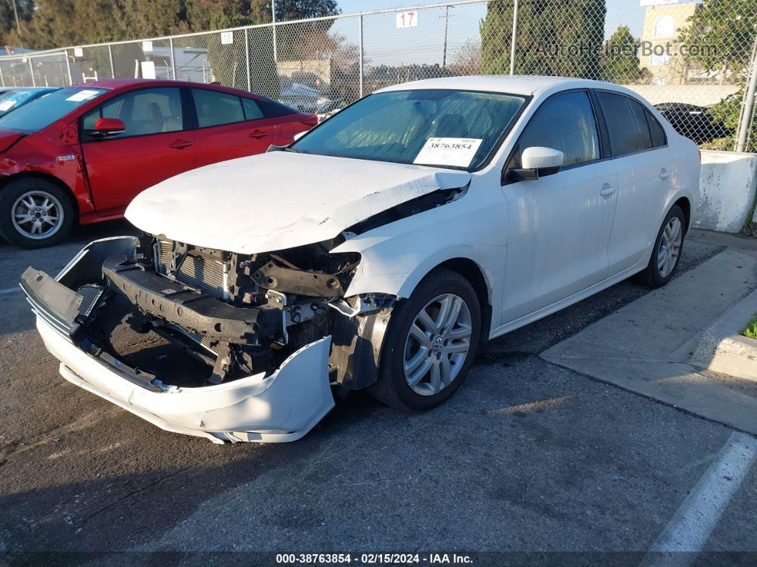 2018 Volkswagen Jetta 1.4t S White vin: 3VW2B7AJ7JM210383