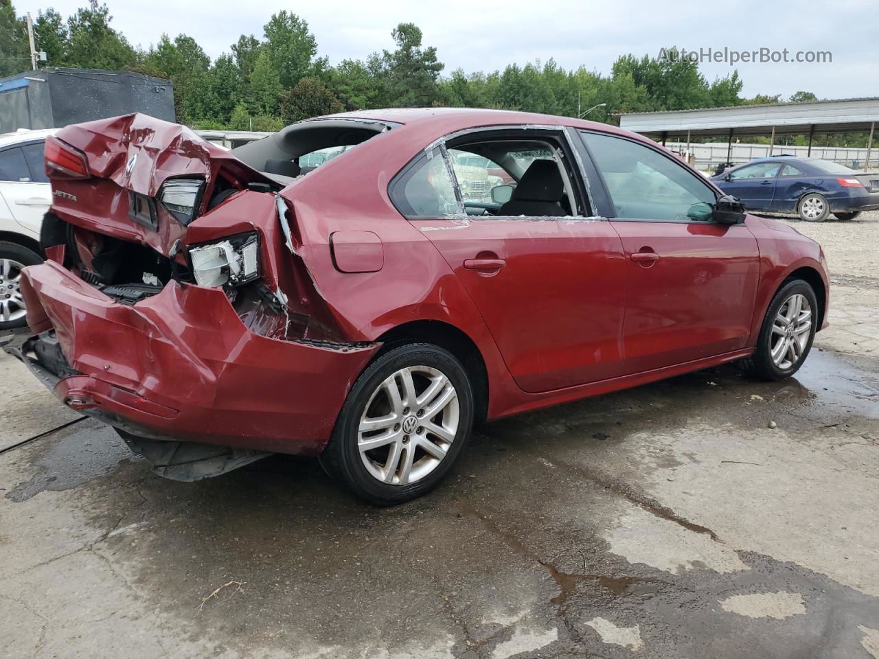 2018 Volkswagen Jetta S Red vin: 3VW2B7AJ7JM224087