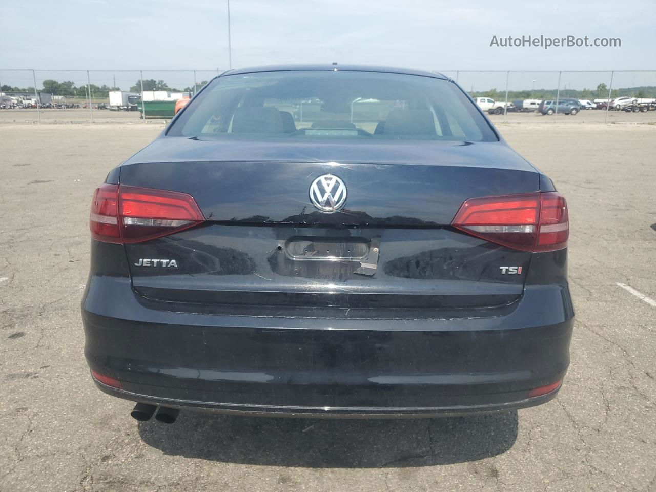 2018 Volkswagen Jetta S Черный vin: 3VW2B7AJ7JM229967