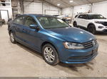 2018 Volkswagen Jetta 1.4t S Blue vin: 3VW2B7AJ7JM259485