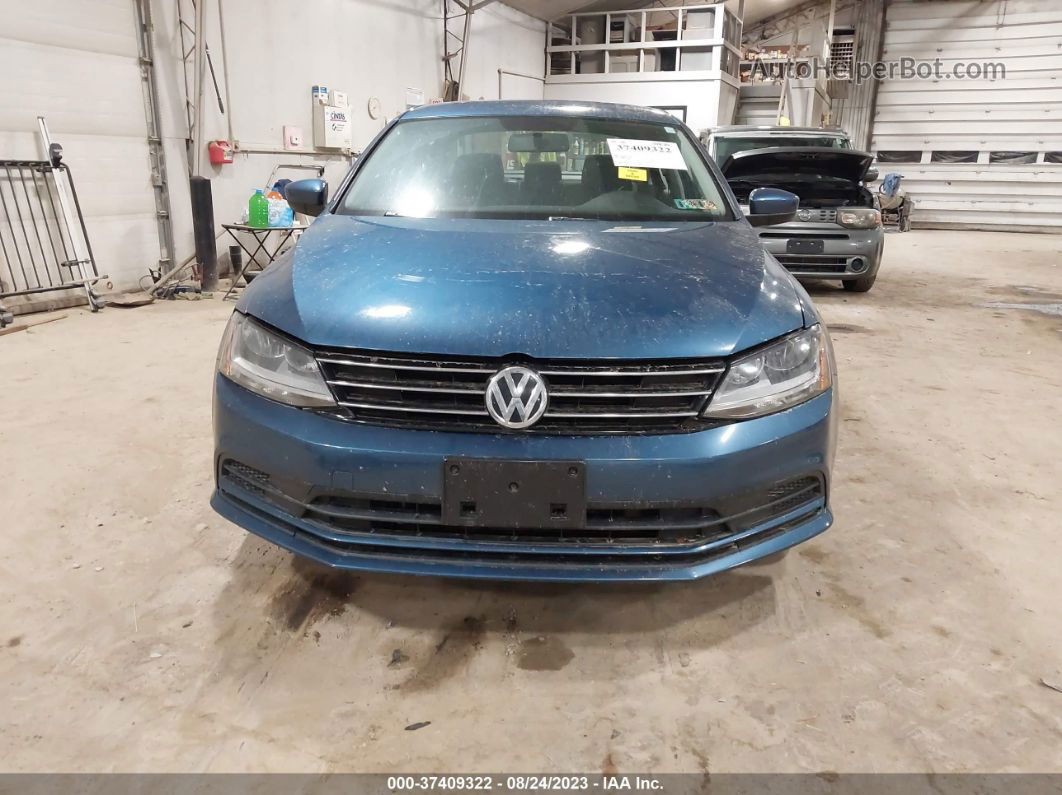 2018 Volkswagen Jetta 1.4t S Blue vin: 3VW2B7AJ7JM259485