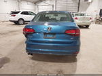 2018 Volkswagen Jetta 1.4t S Blue vin: 3VW2B7AJ7JM259485