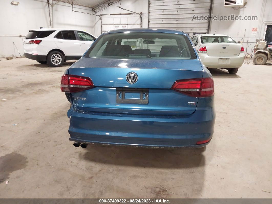 2018 Volkswagen Jetta 1.4t S Blue vin: 3VW2B7AJ7JM259485