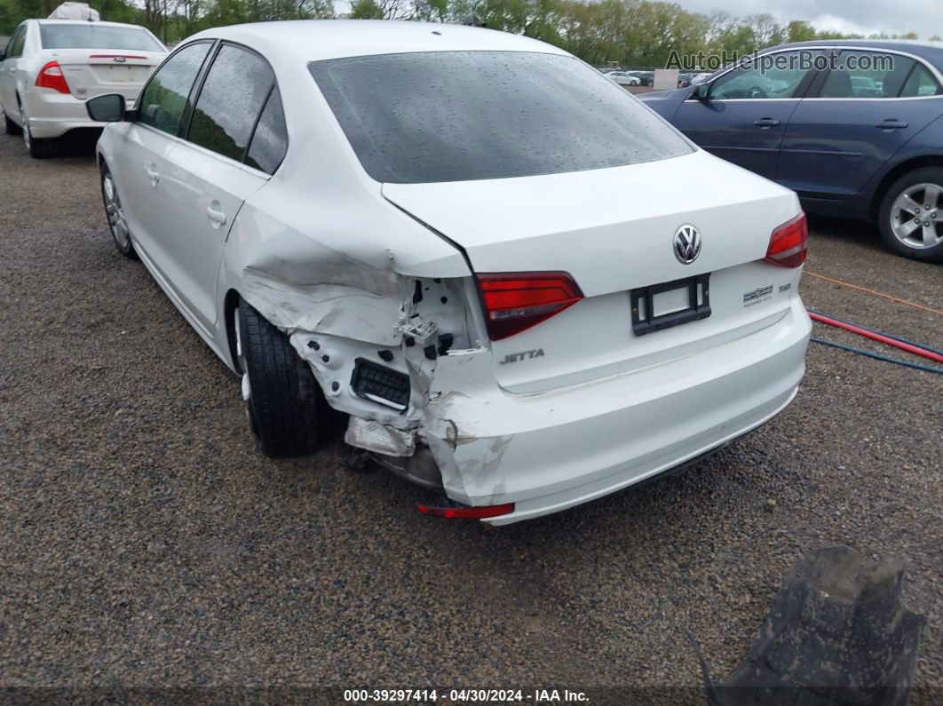 2017 Volkswagen Jetta 1.4t S White vin: 3VW2B7AJ8HM284521