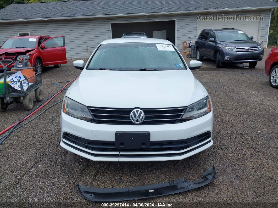 2017 Volkswagen Jetta 1.4t S White vin: 3VW2B7AJ8HM284521