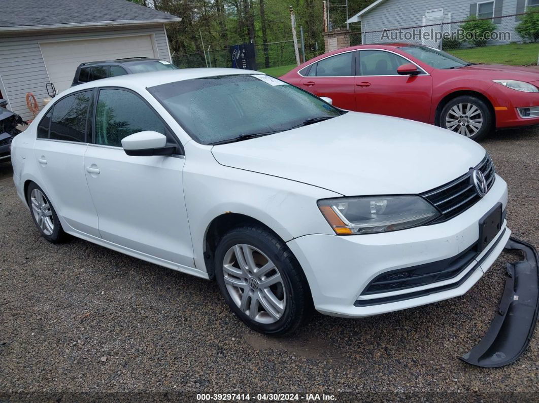 2017 Volkswagen Jetta 1.4t S Белый vin: 3VW2B7AJ8HM284521