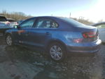 2017 Volkswagen Jetta S Синий vin: 3VW2B7AJ8HM318151