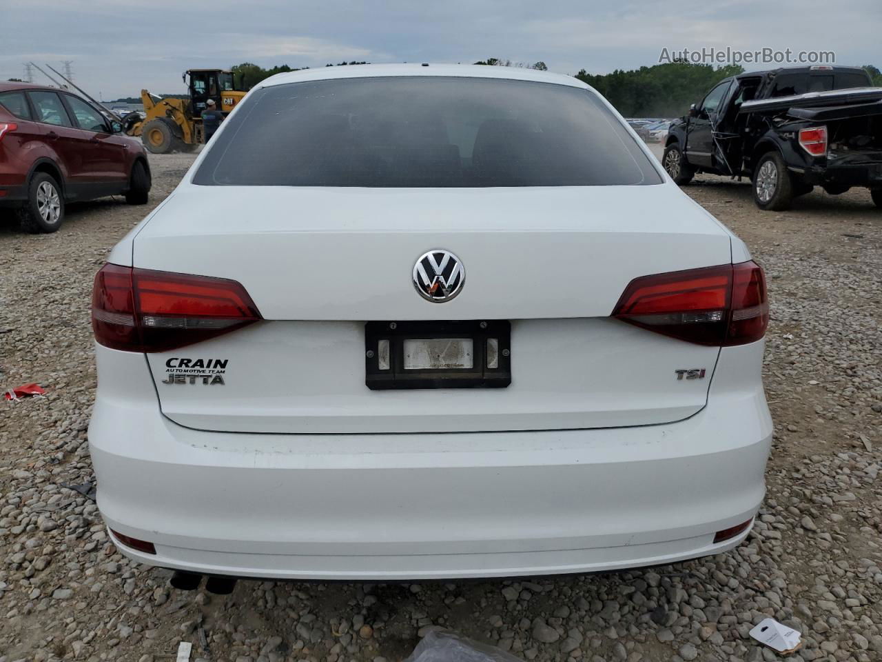 2017 Volkswagen Jetta S White vin: 3VW2B7AJ8HM340313