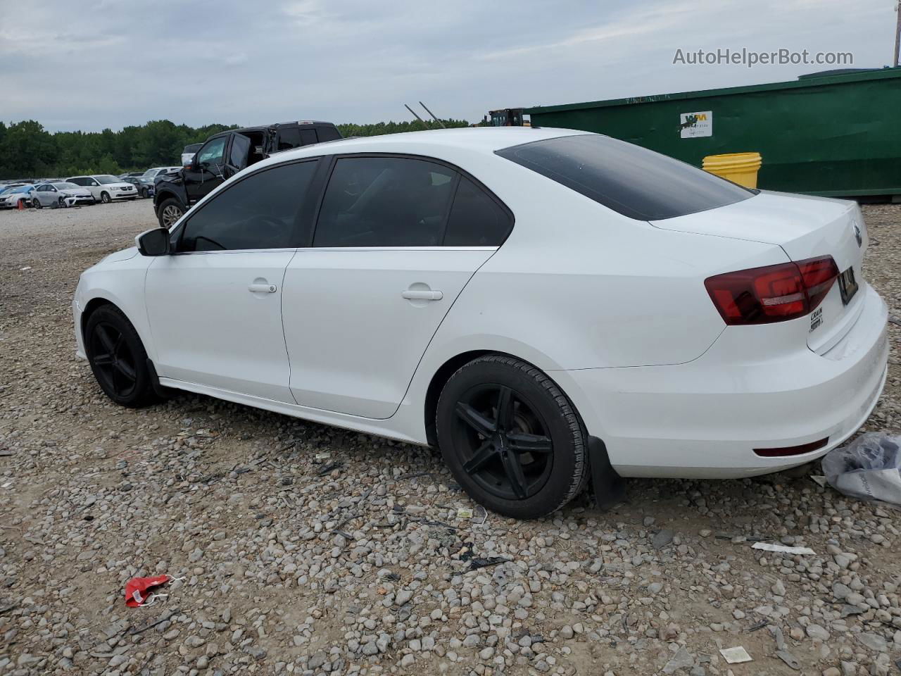 2017 Volkswagen Jetta S White vin: 3VW2B7AJ8HM340313