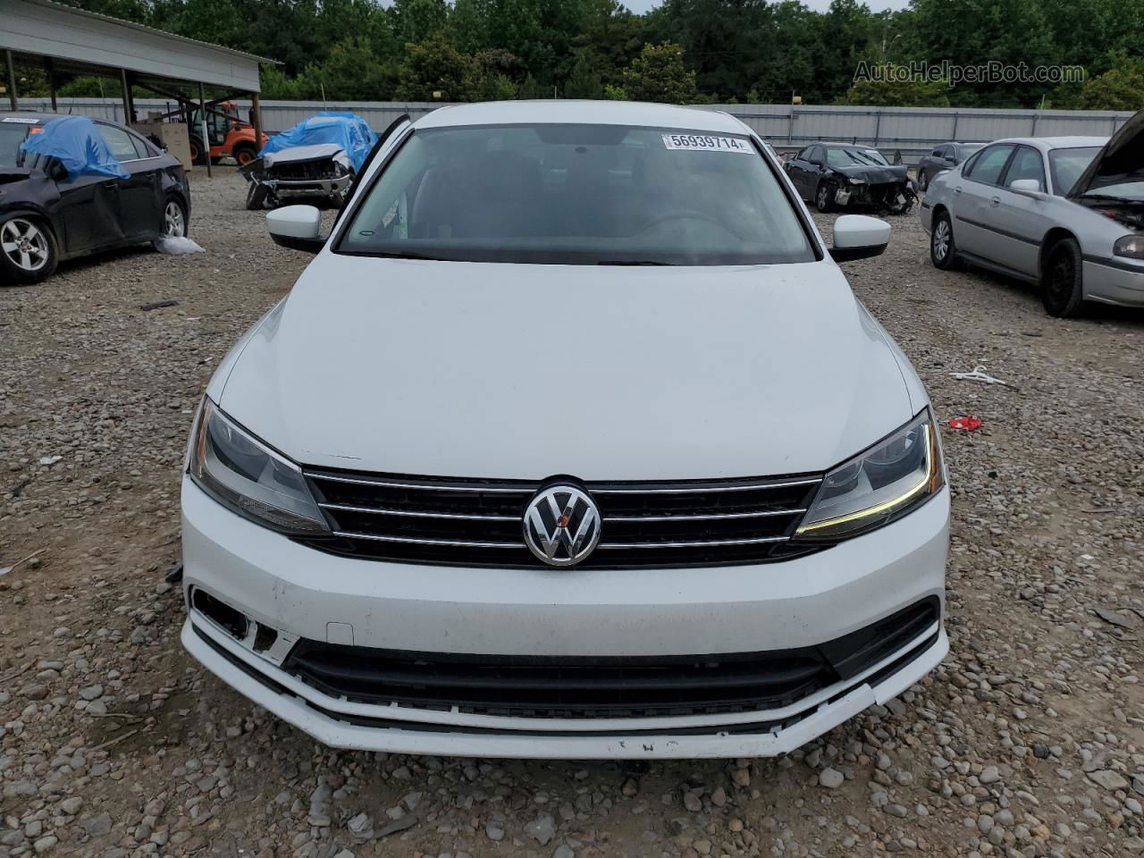 2017 Volkswagen Jetta S White vin: 3VW2B7AJ8HM340313