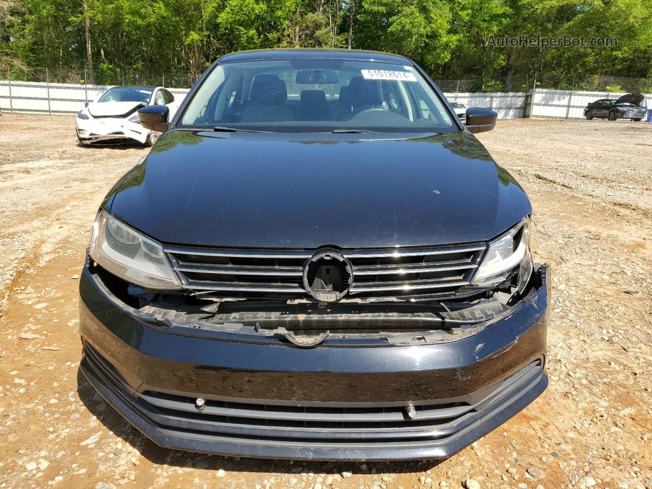 2017 Volkswagen Jetta S Black vin: 3VW2B7AJ8HM359301