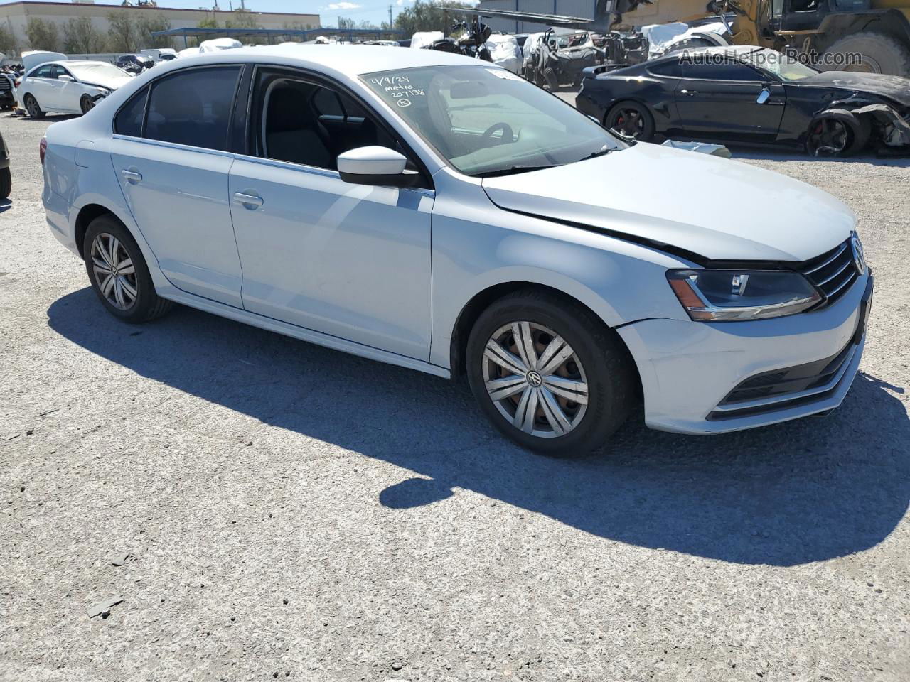 2017 Volkswagen Jetta S Silver vin: 3VW2B7AJ8HM363882