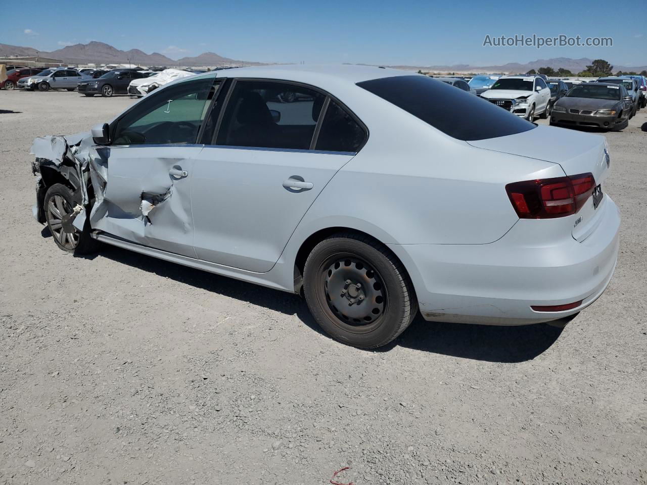 2017 Volkswagen Jetta S Silver vin: 3VW2B7AJ8HM363882