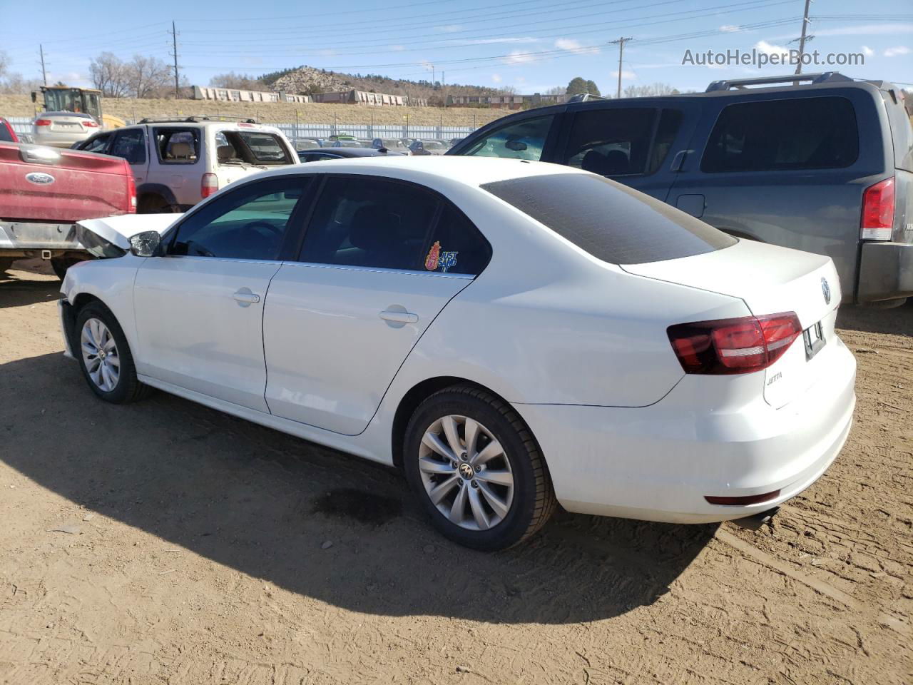 2017 Volkswagen Jetta S Белый vin: 3VW2B7AJ8HM369178