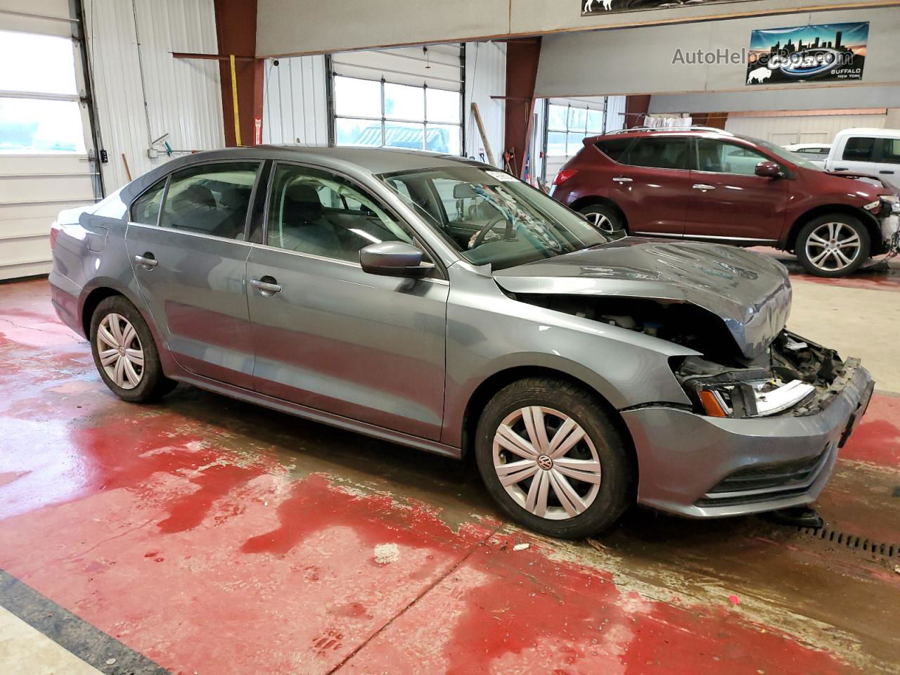 2017 Volkswagen Jetta S Charcoal vin: 3VW2B7AJ8HM384358