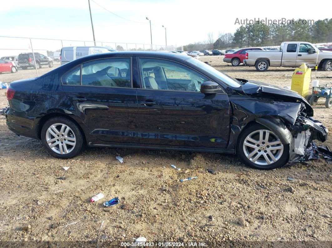 2018 Volkswagen Jetta 1.4t S Black vin: 3VW2B7AJ8JM240962