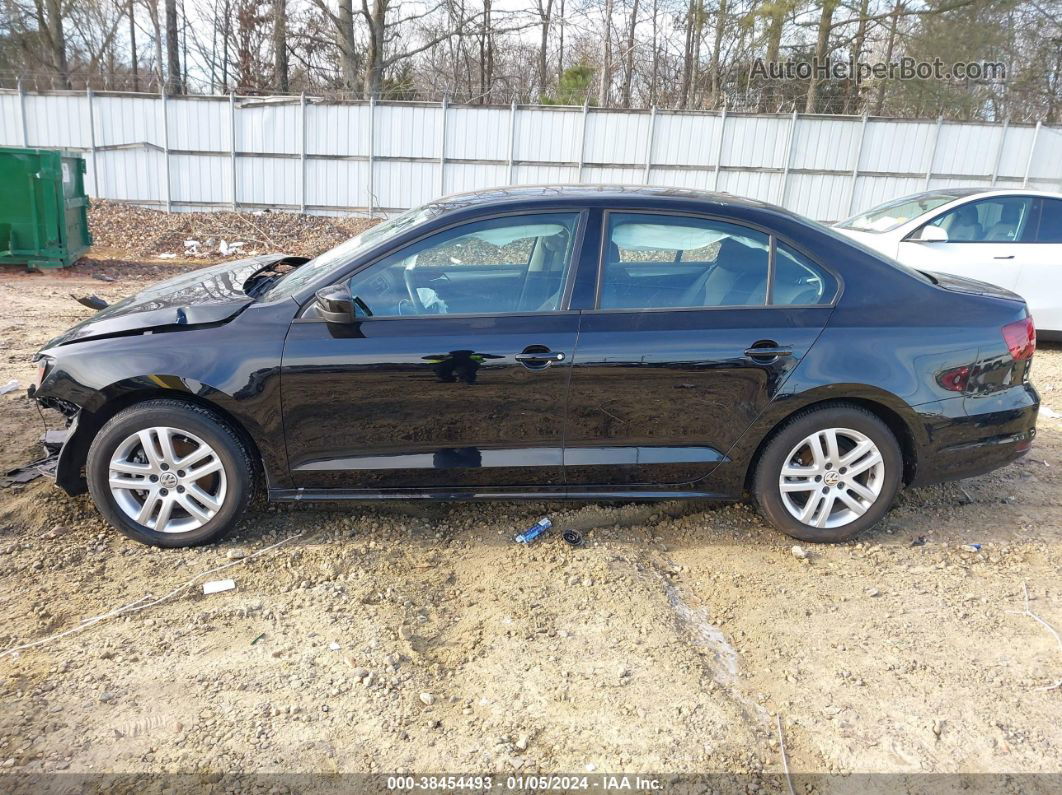 2018 Volkswagen Jetta 1.4t S Black vin: 3VW2B7AJ8JM240962