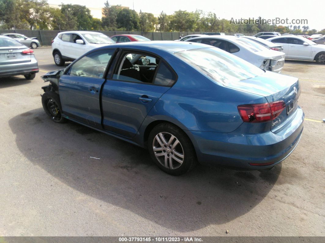 2018 Volkswagen Jetta 1.4t S Blue vin: 3VW2B7AJ8JM252013