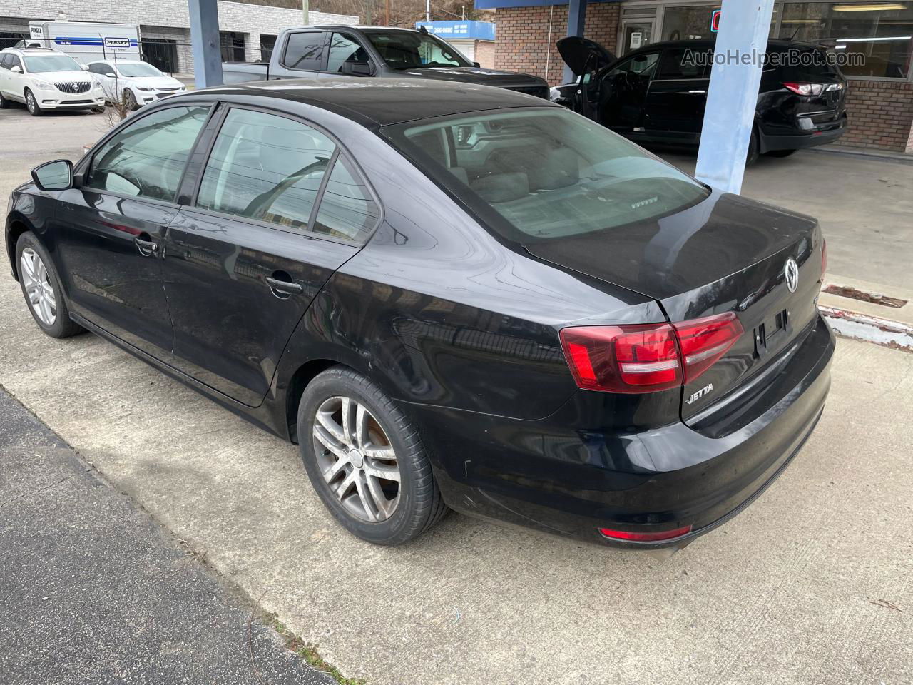 2018 Volkswagen Jetta S Black vin: 3VW2B7AJ8JM252819