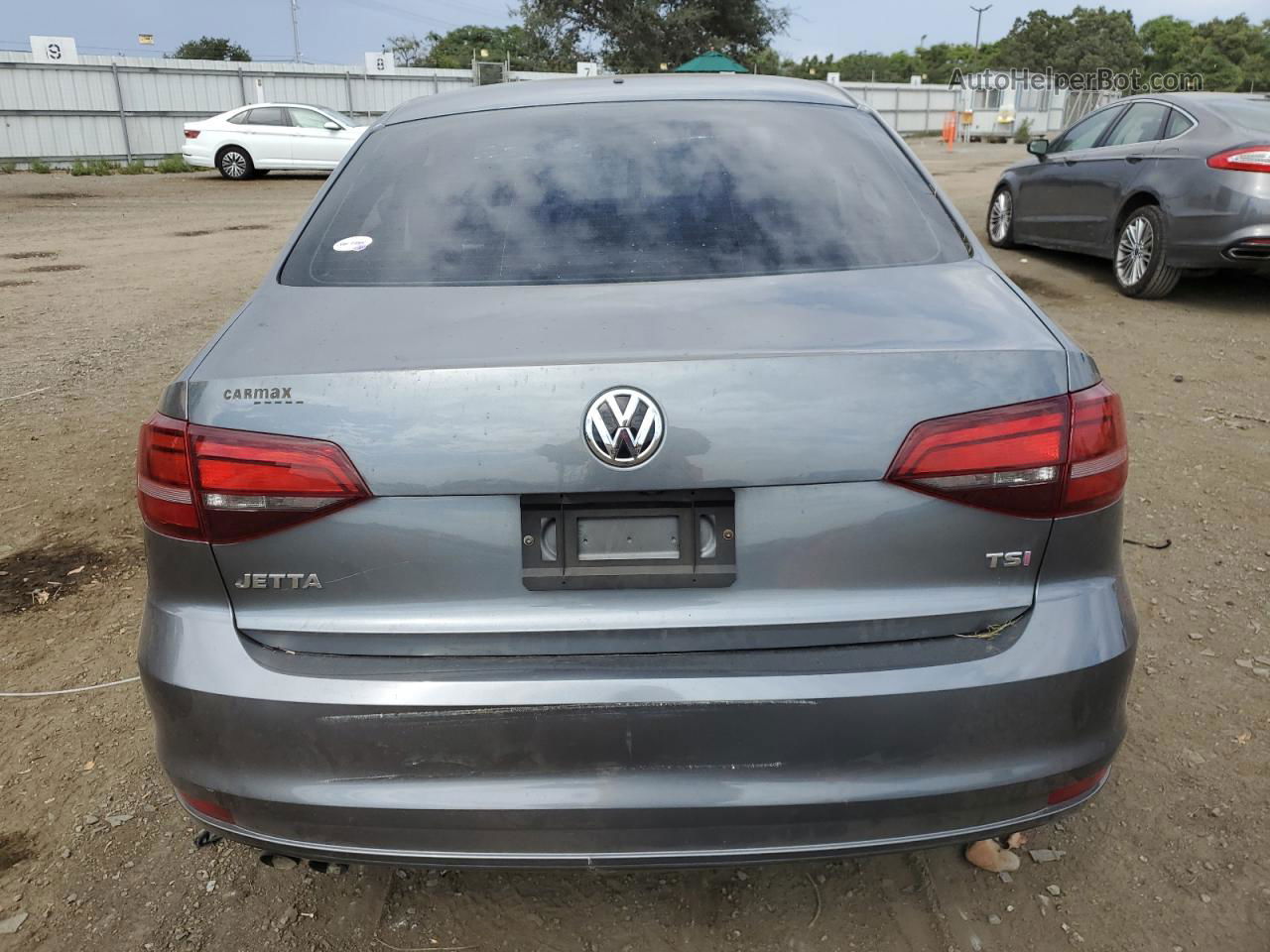 2017 Volkswagen Jetta S Gray vin: 3VW2B7AJ9HM253200