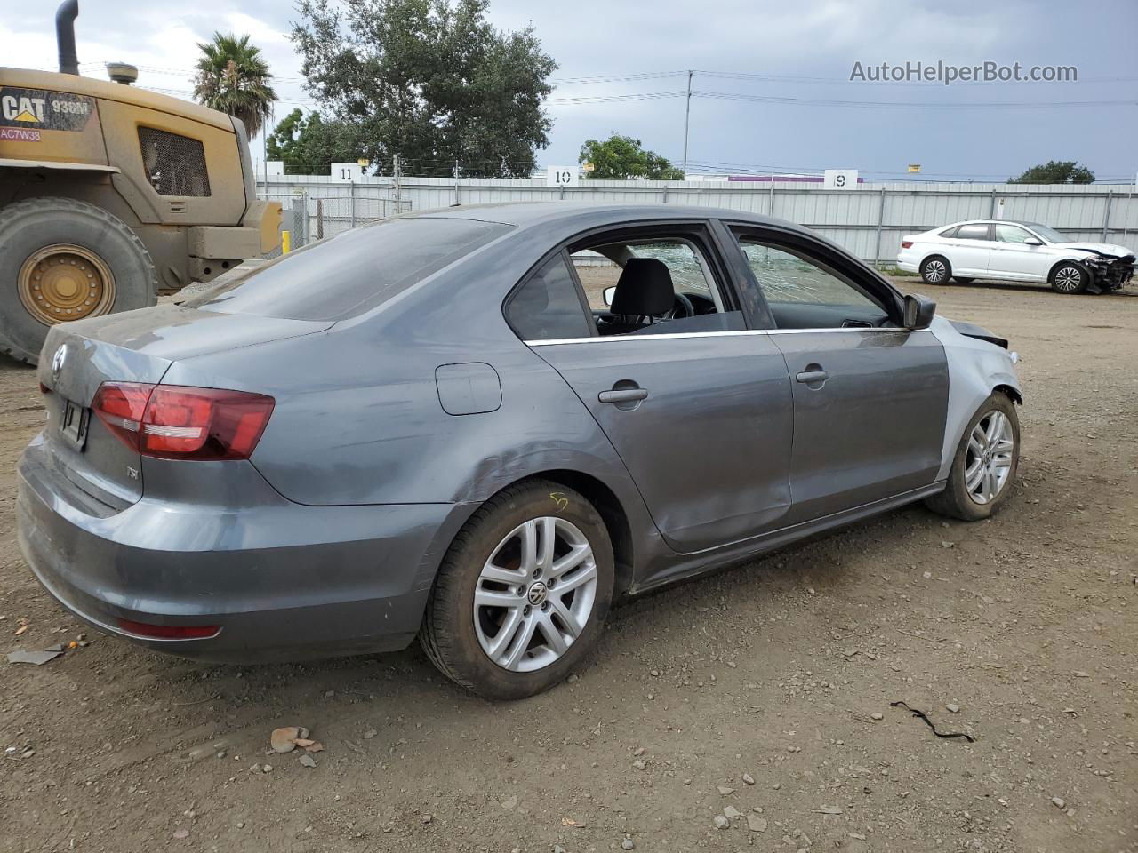 2017 Volkswagen Jetta S Gray vin: 3VW2B7AJ9HM253200