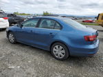 2017 Volkswagen Jetta S Blue vin: 3VW2B7AJ9HM297665