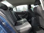 2017 Volkswagen Jetta S Синий vin: 3VW2B7AJ9HM297665