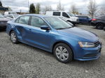 2017 Volkswagen Jetta S Blue vin: 3VW2B7AJ9HM297665