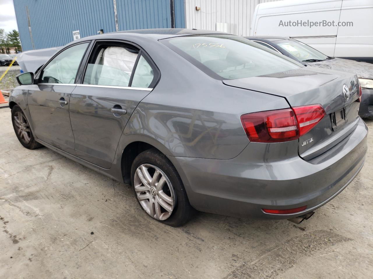 2017 Volkswagen Jetta S Gray vin: 3VW2B7AJ9HM311077