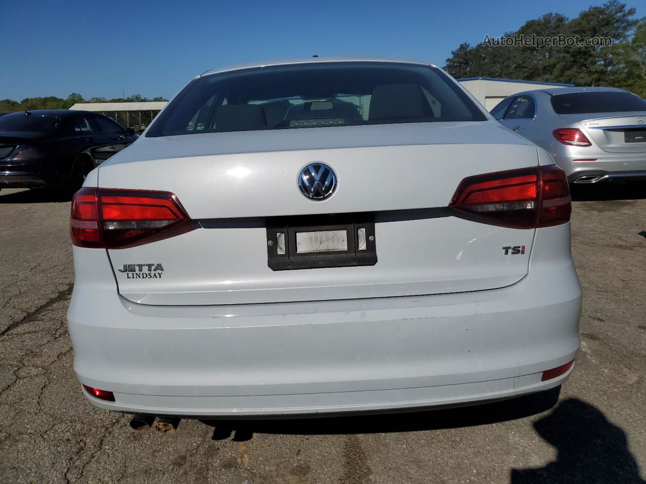 2017 Volkswagen Jetta S Белый vin: 3VW2B7AJ9HM316540