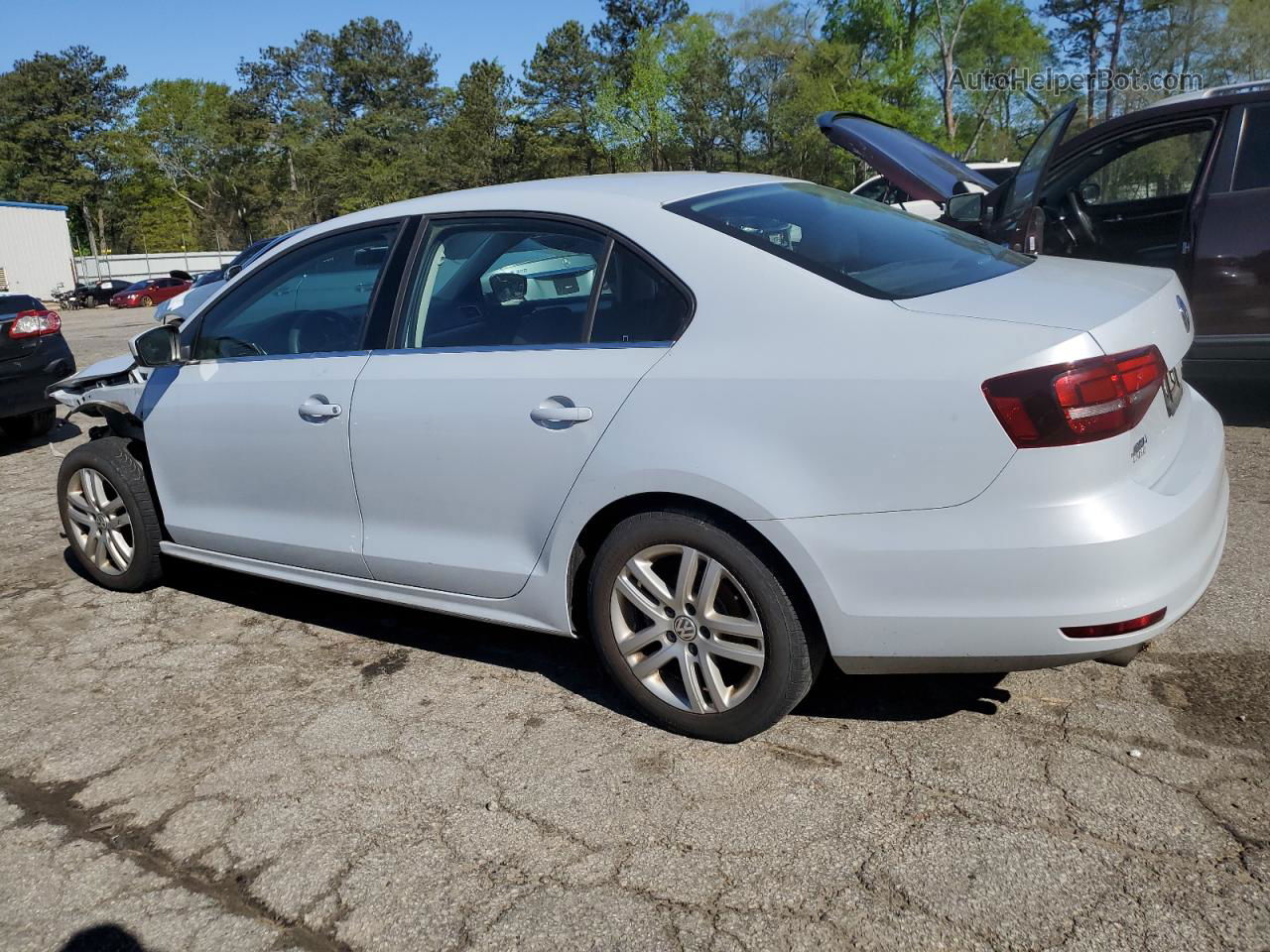 2017 Volkswagen Jetta S Белый vin: 3VW2B7AJ9HM316540