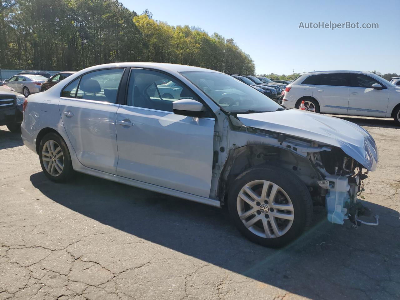 2017 Volkswagen Jetta S Белый vin: 3VW2B7AJ9HM316540