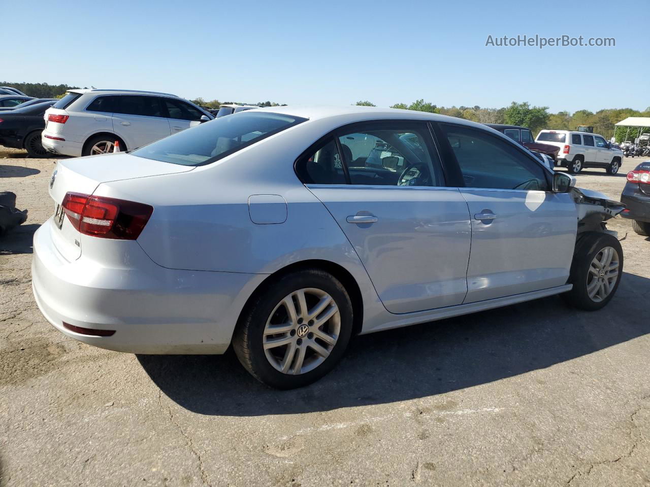 2017 Volkswagen Jetta S Белый vin: 3VW2B7AJ9HM316540