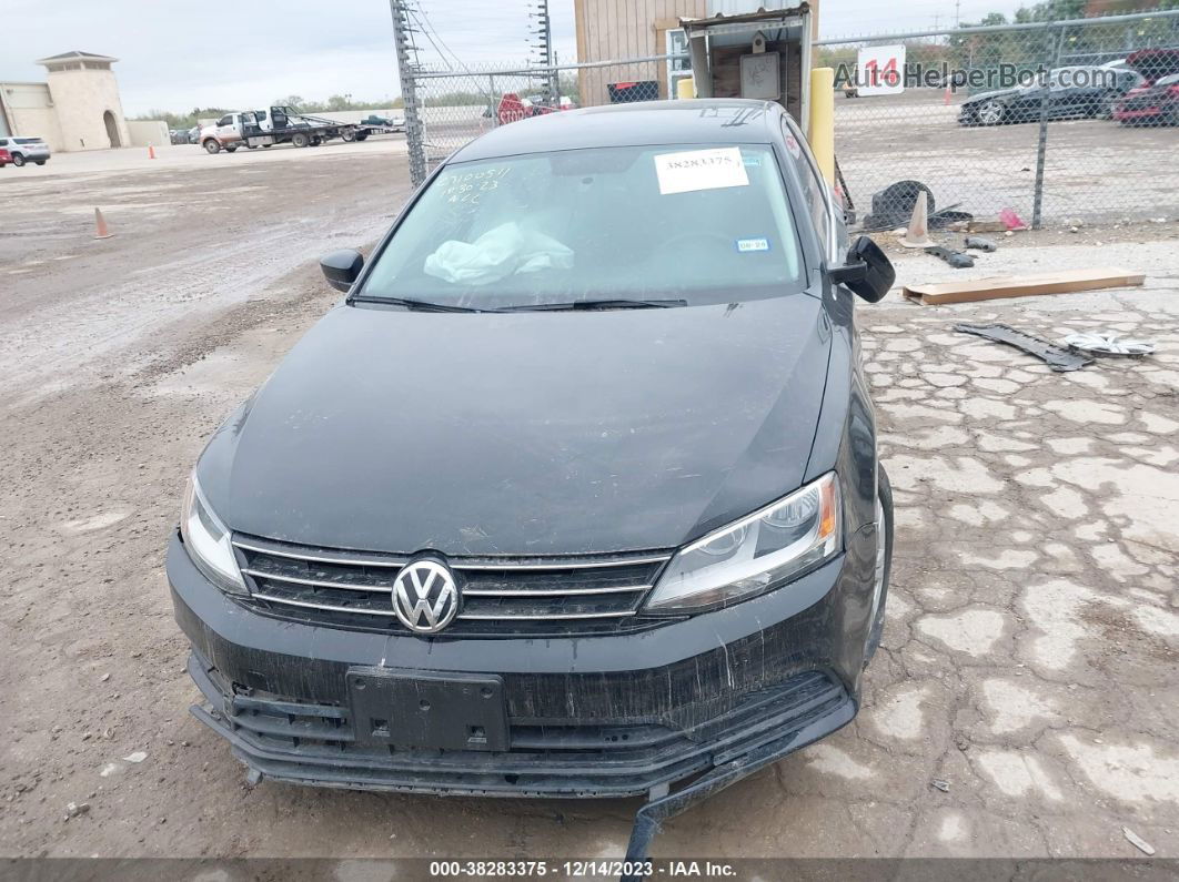 2017 Volkswagen Jetta 1.4t S Black vin: 3VW2B7AJ9HM334570