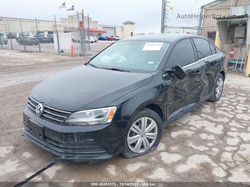 2017 Volkswagen Jetta 1.4t S Black vin: 3VW2B7AJ9HM334570