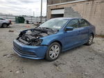 2017 Volkswagen Jetta S Blue vin: 3VW2B7AJ9HM411177