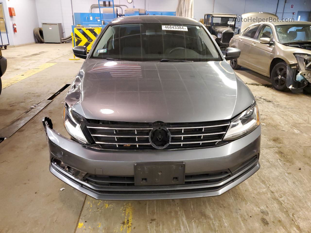 2018 Volkswagen Jetta S Gray vin: 3VW2B7AJ9JM233485