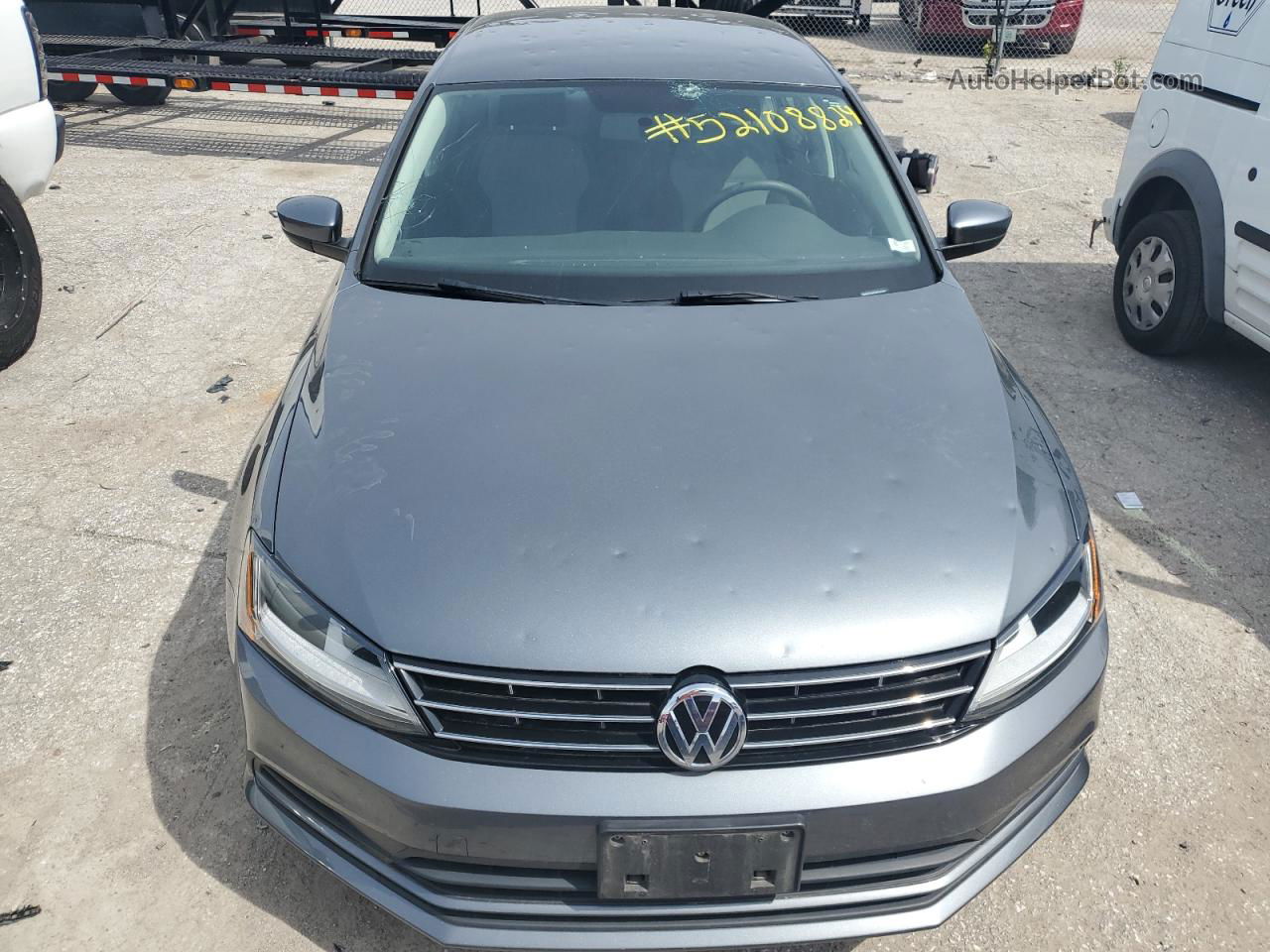 2018 Volkswagen Jetta S Угольный vin: 3VW2B7AJ9JM244342