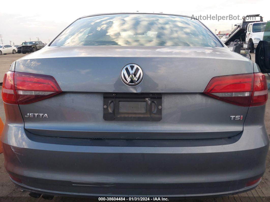 2017 Volkswagen Jetta 1.4t S Gray vin: 3VW2B7AJXHM211828