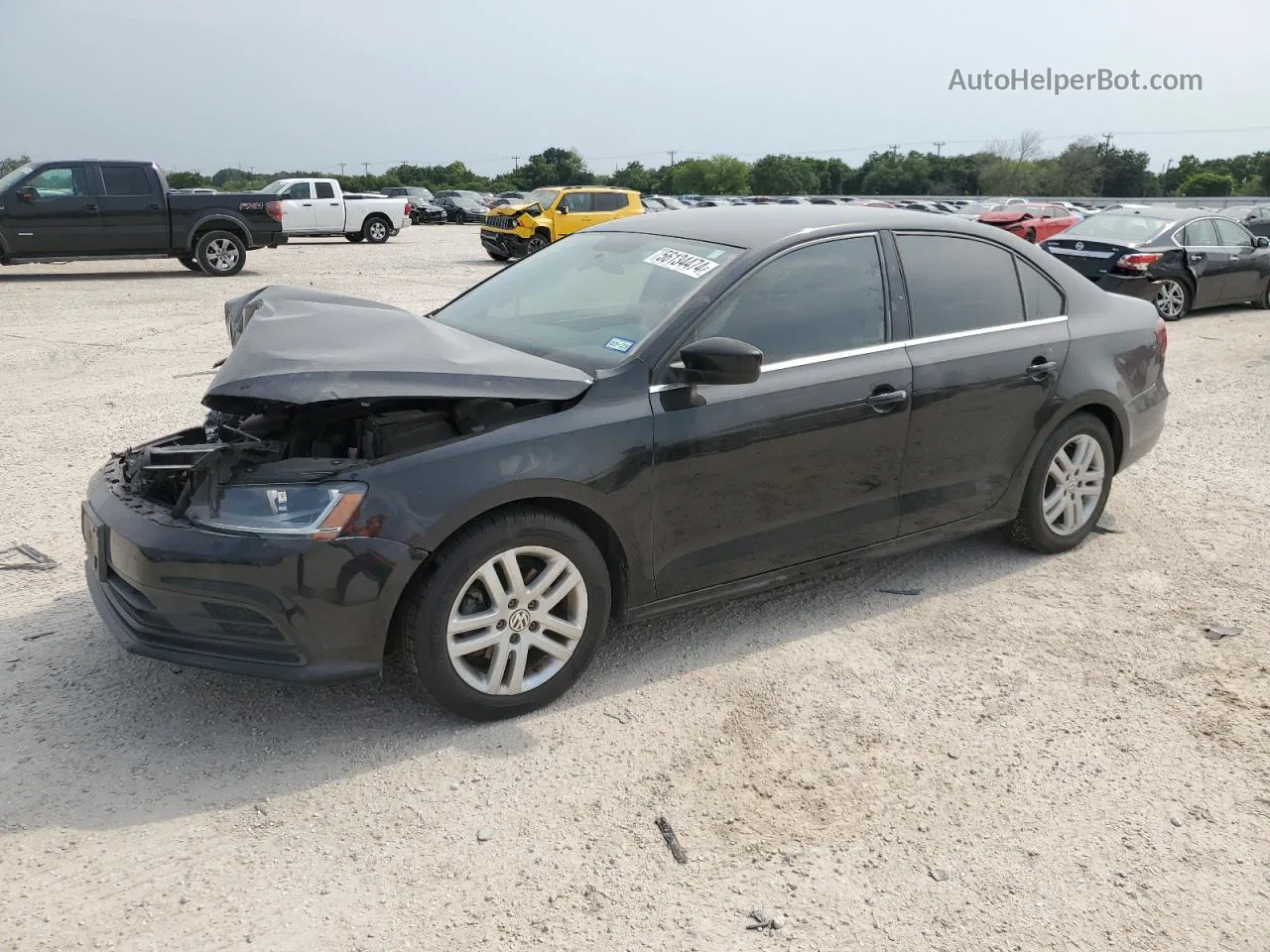 2017 Volkswagen Jetta S Charcoal vin: 3VW2B7AJXHM226989